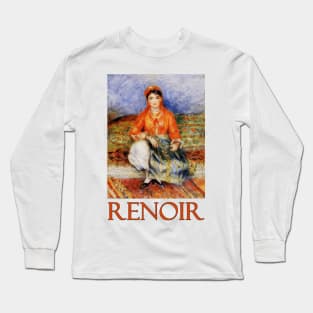 Algerian Girl by Pierre Auguste Renoir Long Sleeve T-Shirt